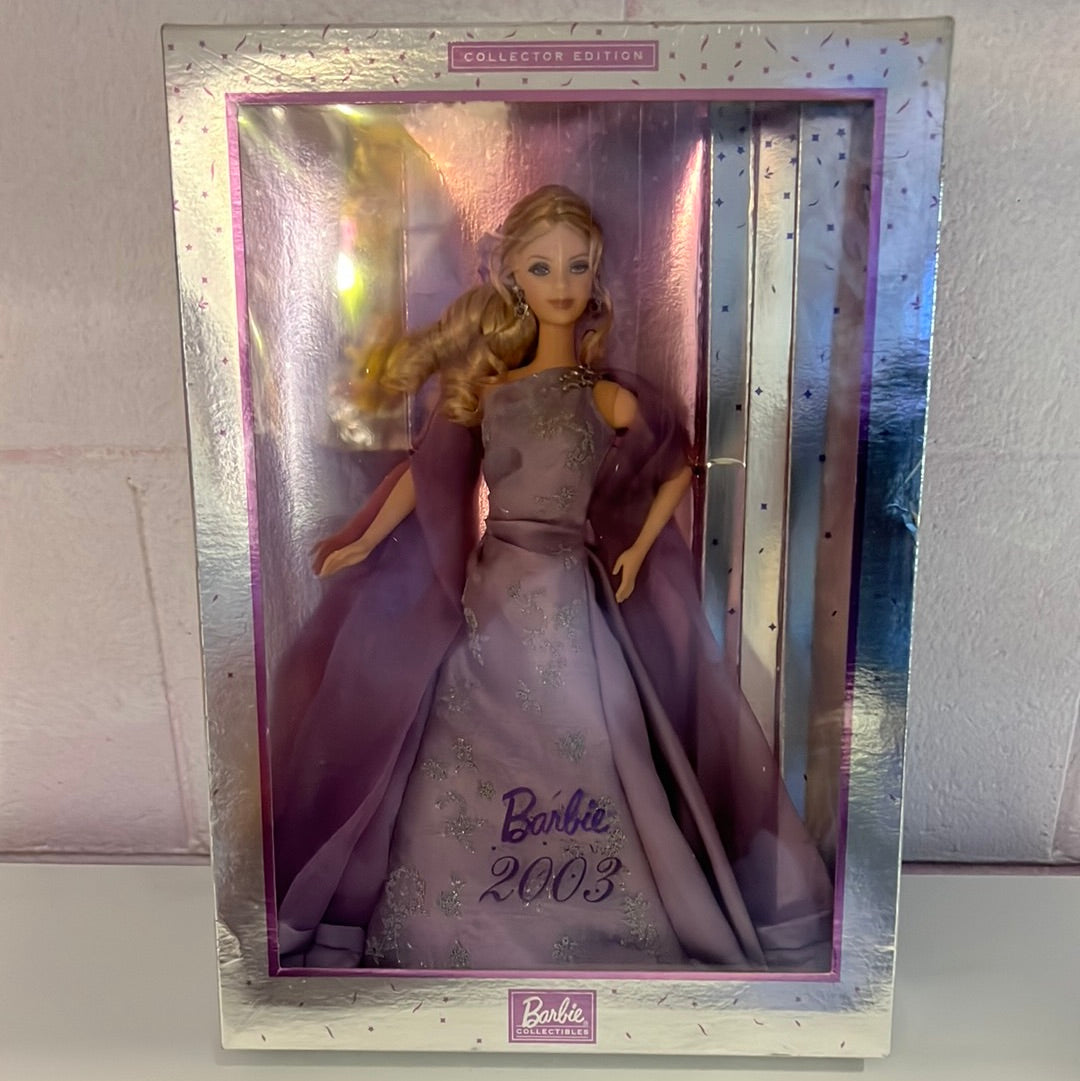 barbie in a purple dress 2003 Barbie Collector Edition Doll Purple Lavender Dress Mattel #B0144 –  Pokidoll Collectables ABN 89 644 915 766