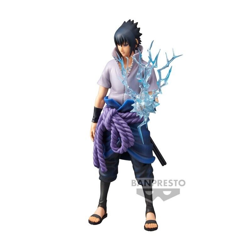 Banpresto Naruto Shippuden Grandista Nero Sasuke Uchiha Figure 