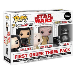 POP ACTION FIGURE OF BAD GUYS (KYLO REN, SUPREME LEADER SNOKE & BB-9E)