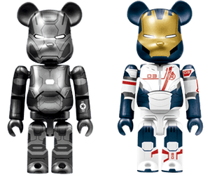 Bearbrick Iron Man Happy Lottery B Infinity Saga Happy Kuji Medicom