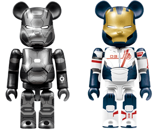 Bearbrick Iron Man Happy Lottery B Infinity Saga Happy Kuji Medicom