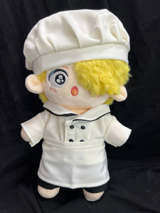 ONE PIECE Sanji 20cm Plushie Plush Doll Pillow Dress up Stuffed Toy in Chef outfit