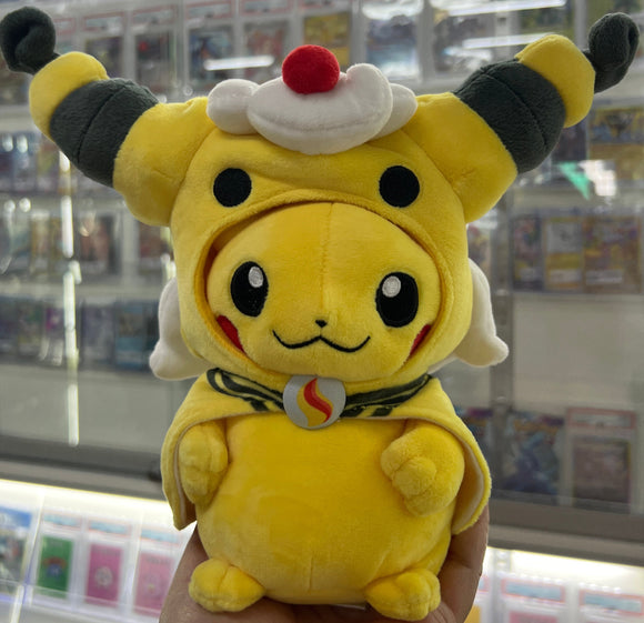 Pokemon Center Pikachu Mega Ampharos Poncho Plush Doll
