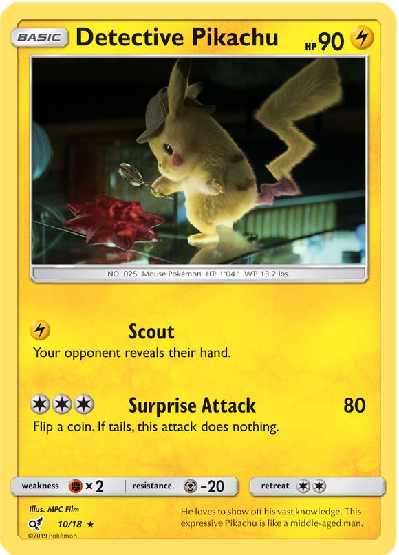 Detective Pikachu 10/18