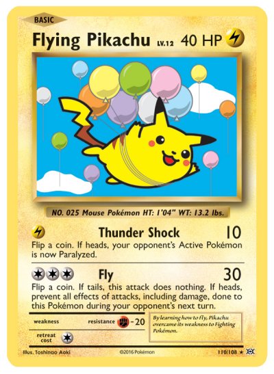 Flying Pikachu 0110/108