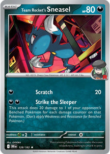 Team Rocket's Sneasel 128/182