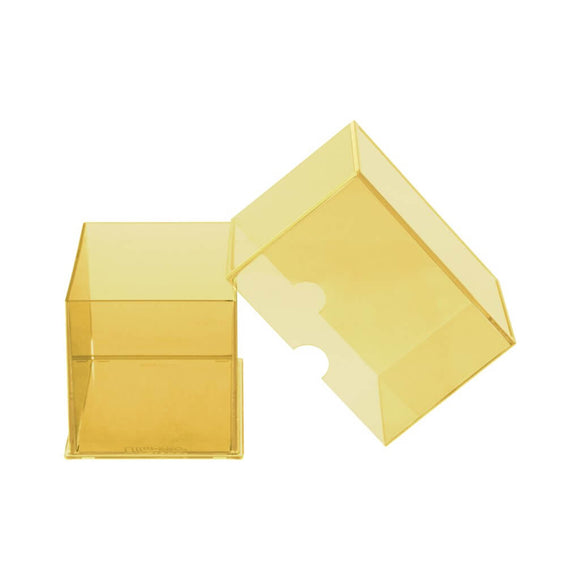 ULTRA PRO STORAGE BOX Eclipse 2-Piece Deck Box: Lemon Yellow