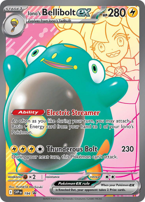 Iono's Bellibolt Ex SVP194