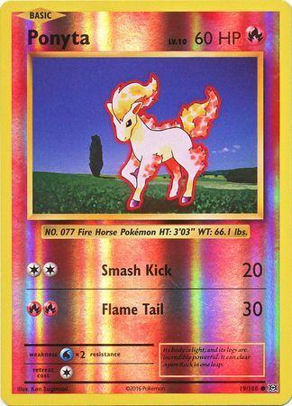 Ponyta 019/108 [Reverse Holo]