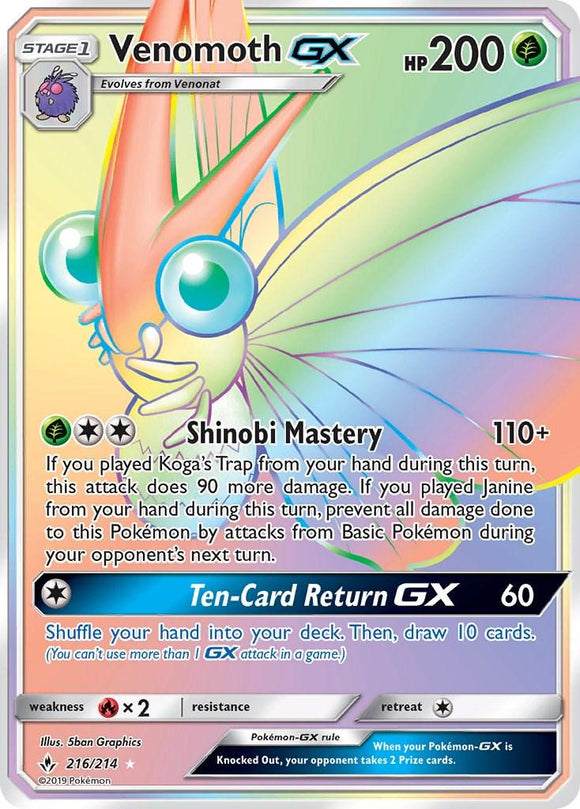 Venomoth GX 216/214