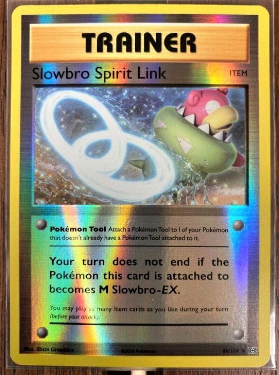 Slowbro Spirit Link 086/108  [Reverse Holo]
