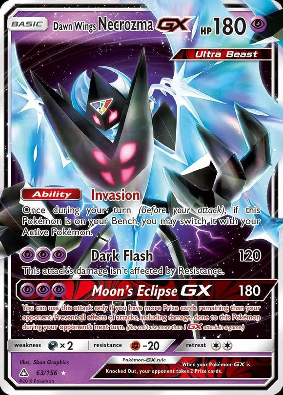 Dawn Wings Necrozma GX 063/156