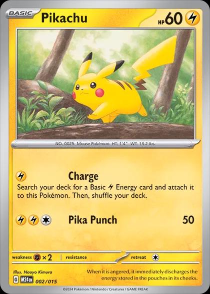 002/015 Pikachu 002/015 Pikachu