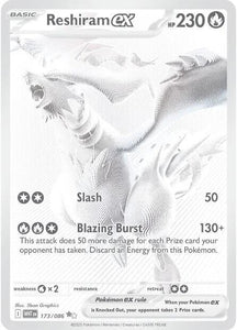 Reshiram 173/086 Has curling bottom right