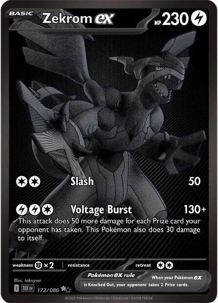 Zekrom 172/086 has minor mark on card