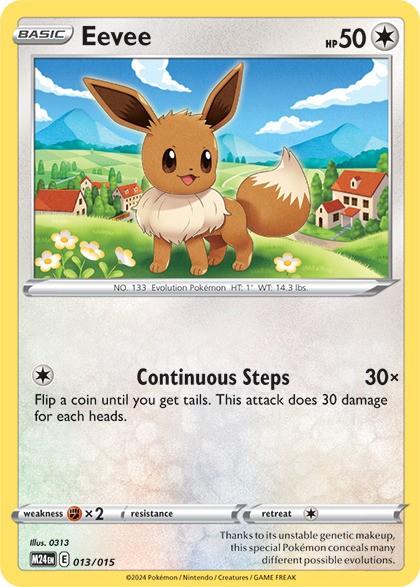 013/015 Eevee 013/015 Eevee