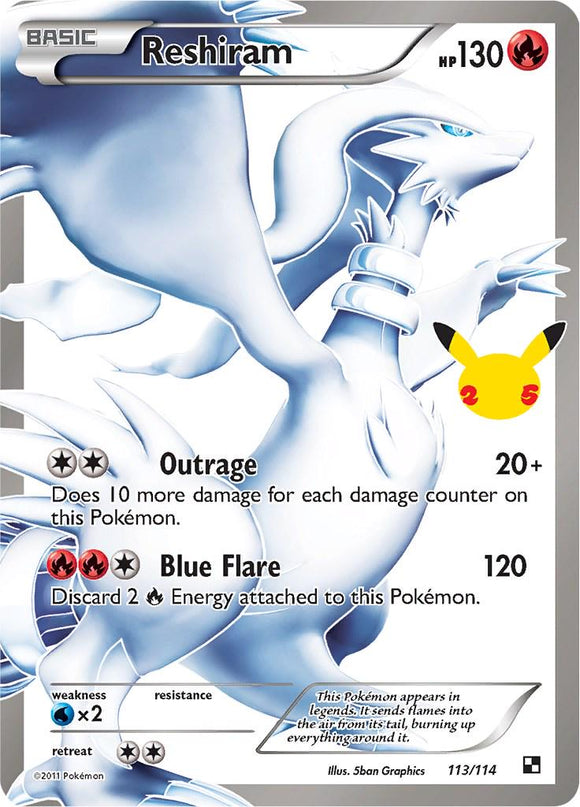 Reshiram 113/114 Celebration