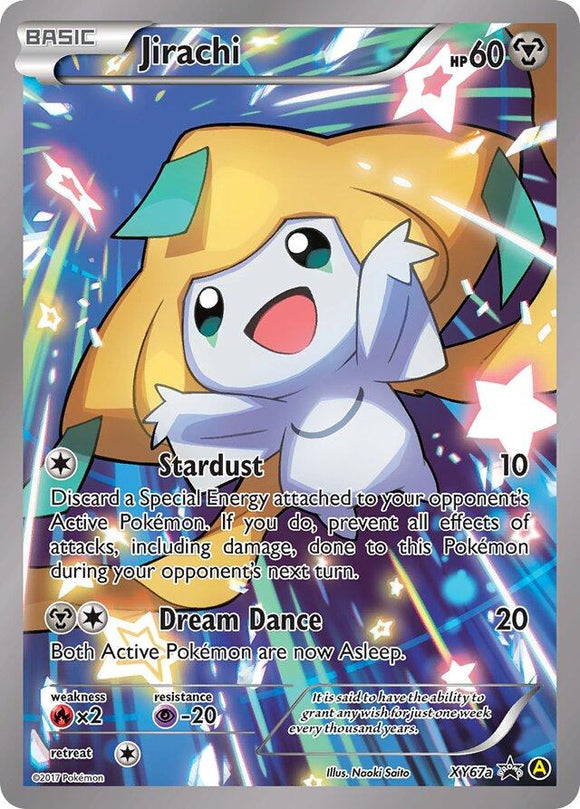 Jirachi XY67A Light Played