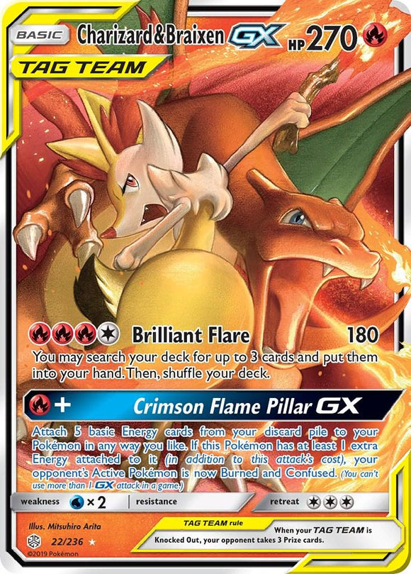 CHARIZARD & BRAIXEN GX 022/236