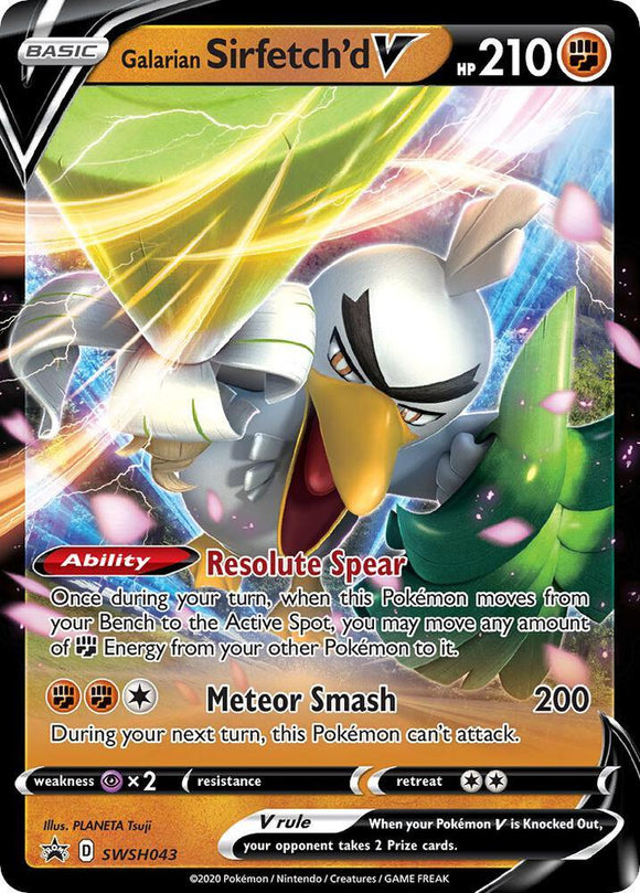 Galarian Sirfetchd V SWSH043