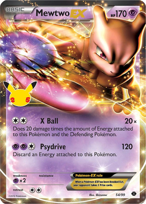 Mewtwo EX 54/99 CELEBRATION