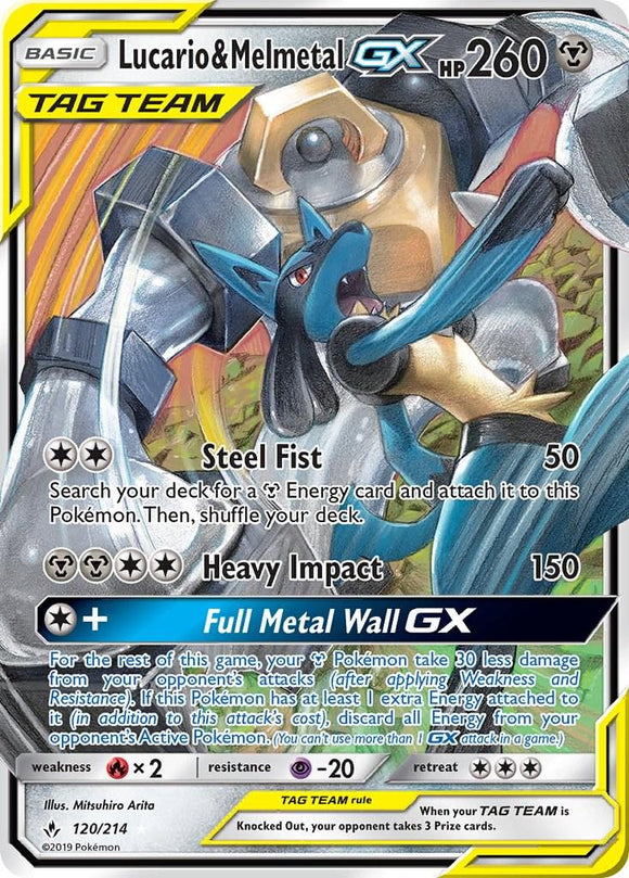 Lucario & Melmetal GX 120/214