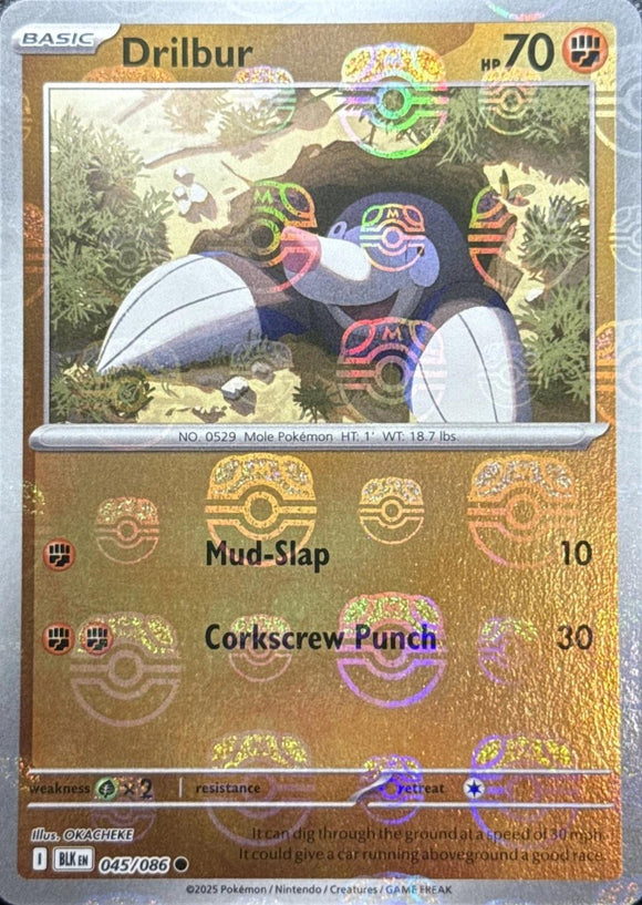 Drilbur 045/086 (MasterBall)