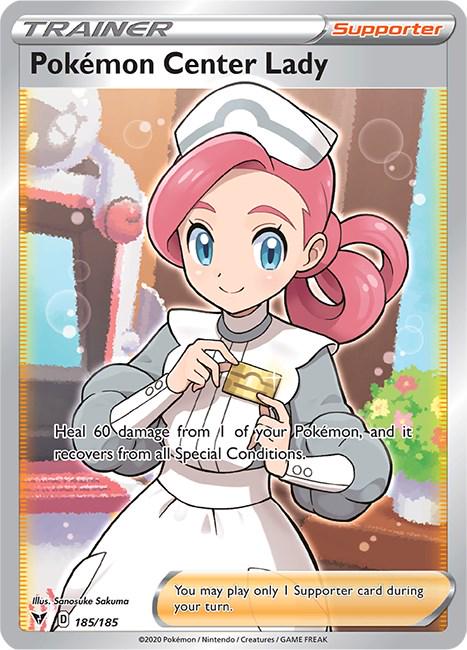 Pokemon Centre Lady 185/185