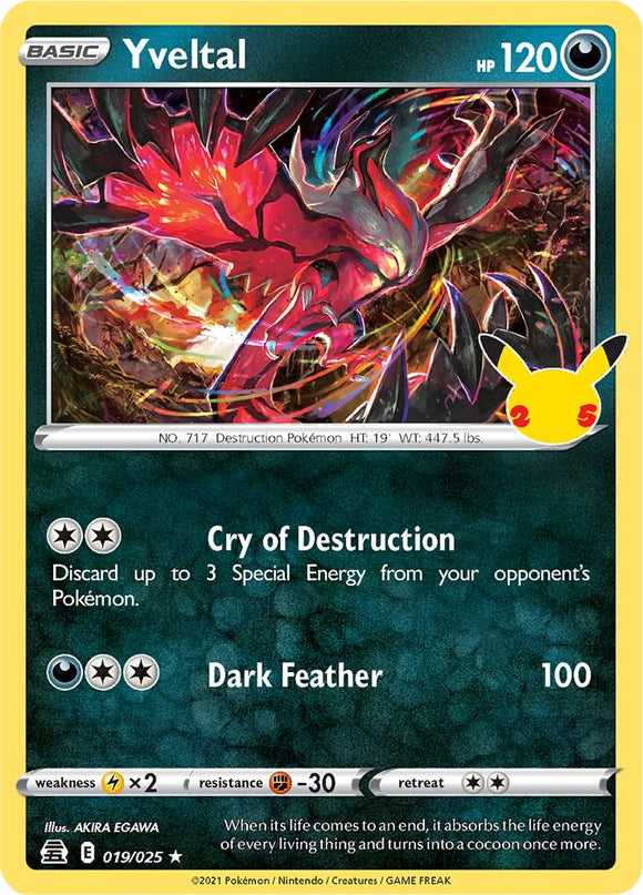 Yveltal 019/025 Celebration