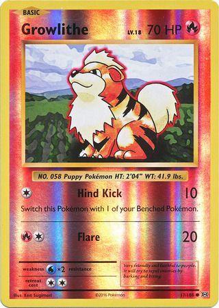 Growlithe 017/108 [Reverse Holo]