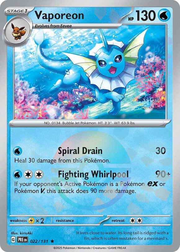 Vaporeon 022/131 (PokeBall)