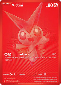 Victini 171/086 Has print line across the name