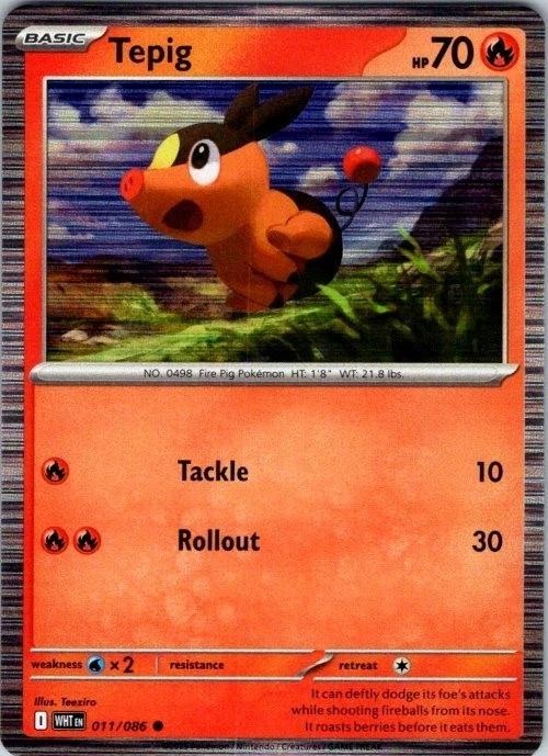 Tepig 011/086 (Poster Holo)