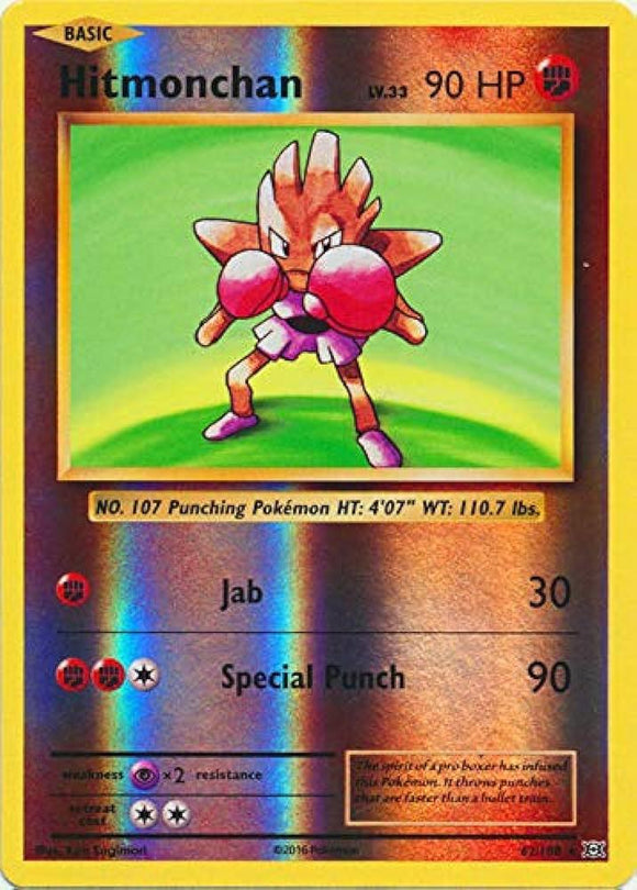 Hitmonchan 062/108 Reverse Holo
