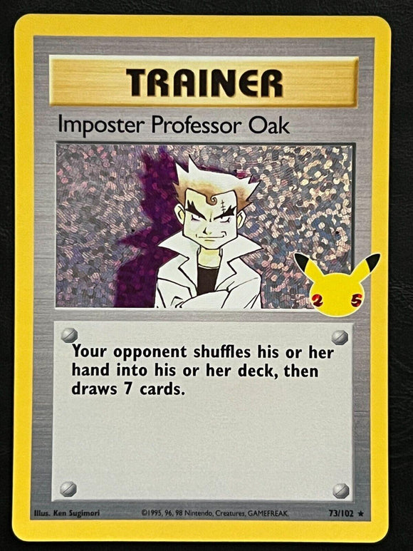 Imposter Professor Oak 073/102 Celebration