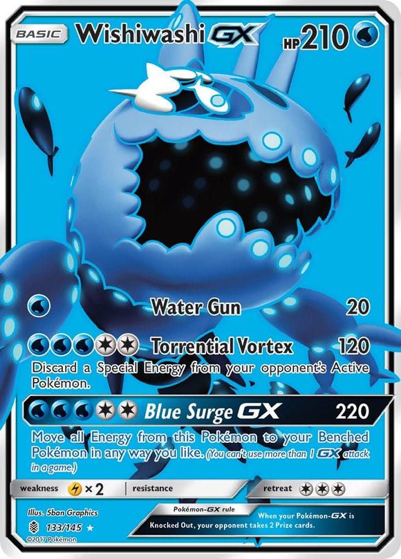 Wishiwashi GX #133 Pokemon Guardians Rising