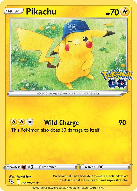 Pikachu 028/078 (Holo)