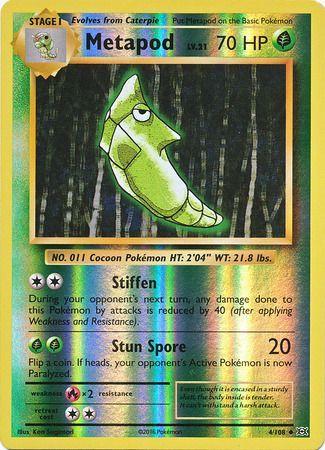 Metapod 004/108 [Reverse Holo]