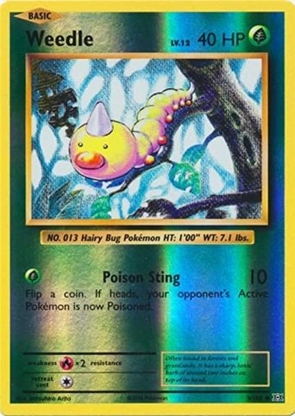 Weedle 005/108 [Reverse Holo]