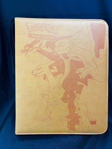 Charizard - 9 Pocket Collectors Series Trading Card Binder (900 Slots) Orange