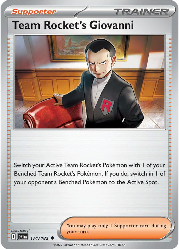 Team Rocket's Giovanni 174/182