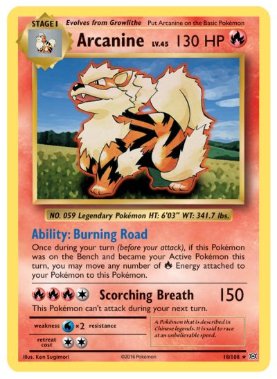 Arcanine 018/108