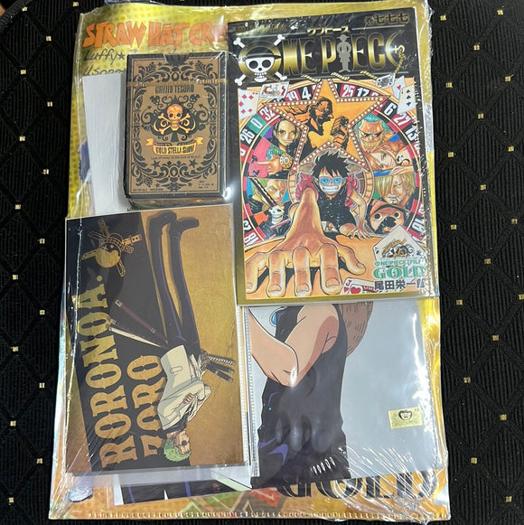 ONE PIECE FILM GOLD Official Movie Guide BACKSTAGE PASS Bundle