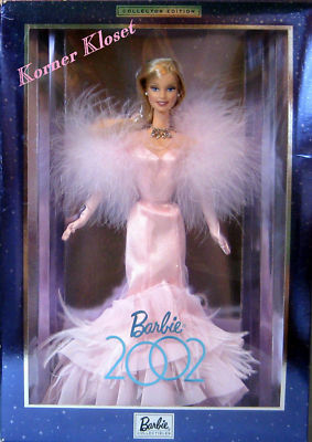 2002 Collector Edition Pink Dress Barbie Doll MIB - NRFB