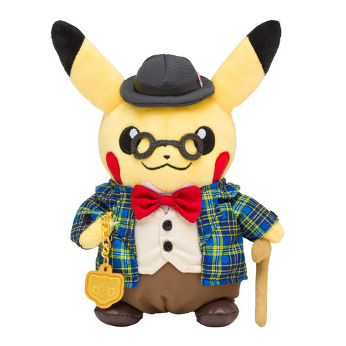 Pokemon Center Tokyo DX Opening Campaign Gentleman Pikachu Plush Doll