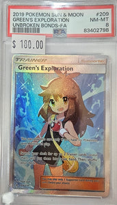 GREEN'S EXPLORATION 209/214 PSA 8