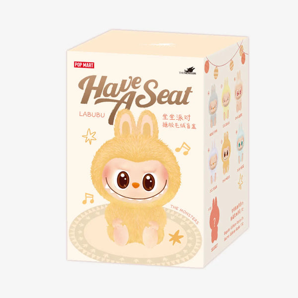 ぬいぐるみ LABUBU THE MONSTERS Have a seat BOX Pop Mart Labubu The Monsters Have a Seat Vinyl Plush Sealed Case