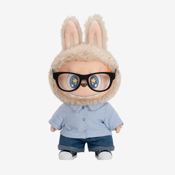 Authentic Labubu Flip with me 40cm The Monsters Popmart Vinyl Plush Doll