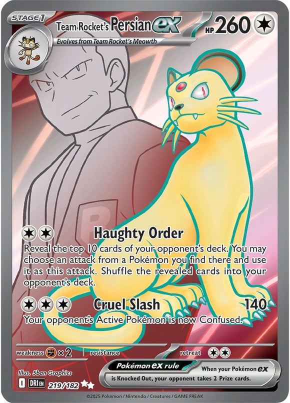 Team Rocket's Persian 219/182