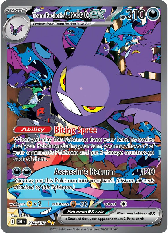 Team Rocket's Crobat 234/182